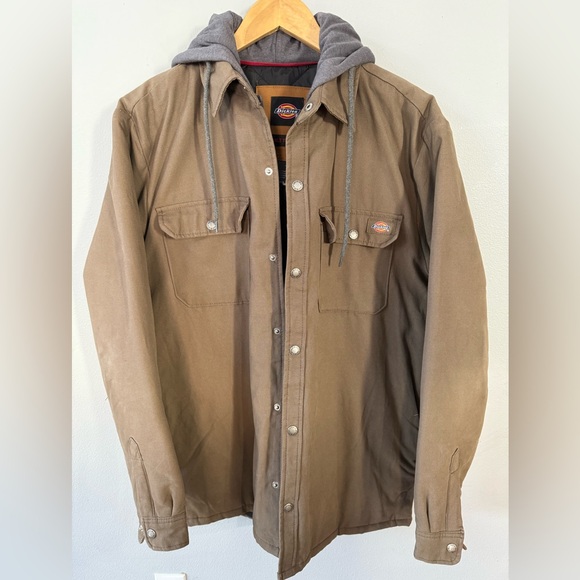 Dickies Other - Dickies Men's Brown Hooded Work Jacket